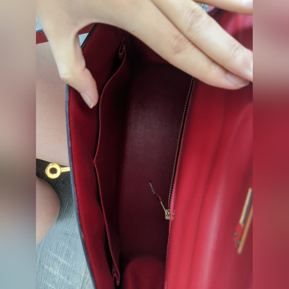 Hermes Rouge H Kelly 32, Sellier Box Leather - Picture 7 of 15